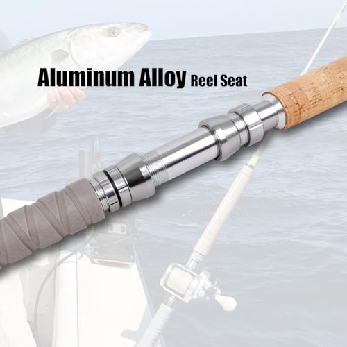 Fiblink 1-Piece/2-Piece Saltwater Offshore Trolling Rod Big Game Rod Conventional Boat Fishing Pole thumb #3