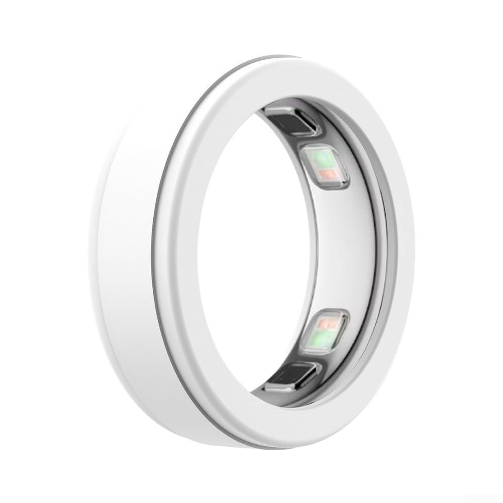 Leichte Silikon-Schutzhülle für Oura Ring 5 mit kratzfester Hülle, weiche tägliche Fitness-Hülle (transparent S)