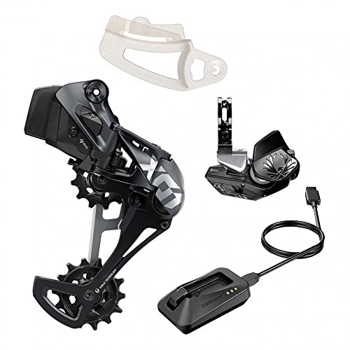 SRAM X01 Eagle AXS Upgrade Kit - Rear Derailleur for 52t Max, Battery, Eagle AXS Rocker Paddle Controller with Clamp,