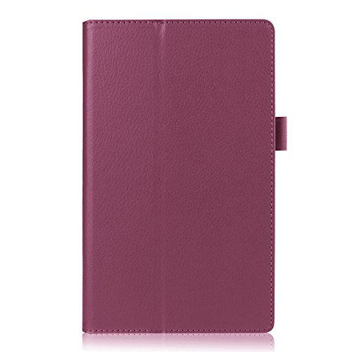 Asng Asus Zenpad 8.0 Z380M Case - Slim Folding Stand Cover Smart Case For 2015 Asus Zenpad Z380M / Z380C / Z380Kl 8.0 Tablet (With Auto Sleep/Wake Feature) (Purple) #TOP3
