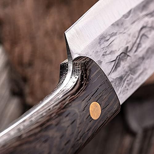 Meat cleaver, Forged Meat Cleaver Kitchen Knife Butcher Knife Meat Chopping Cleaver Handmade Chef Boning Knife Serbian Outdoor Saber Cleaver Knife,BY KKZY