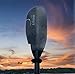 Best Marine and Outdoors Kayak Fishing Paddle, Adjustable 250cm Carbon Fiber Angler Oar with ABS Blades, 34oz Lightweight, 2 Piece Kayaking Accessories with 5ft Leash