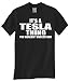 TESLA "THING" BLACK TEE SHIRT