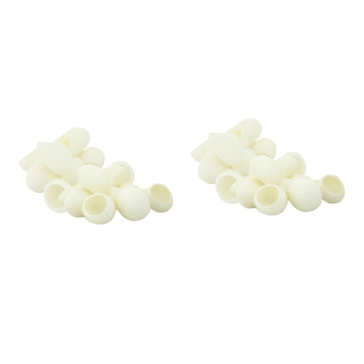 400pezzi Palline Di Naturale Per Detergente Viso Esfoliante Per Della e Rimozione Punti Neri Per Pulizia Make-up e Morbida