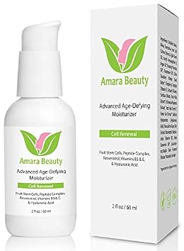 Amara Beauty Anti Aging Face Cream Moisturizer with Resveratrol & Peptides, 2 fl. oz.