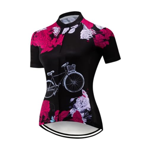Camisetas femininas de ciclismo de equipe, roupas femininas para ciclismo justas, roupas de equitaçã