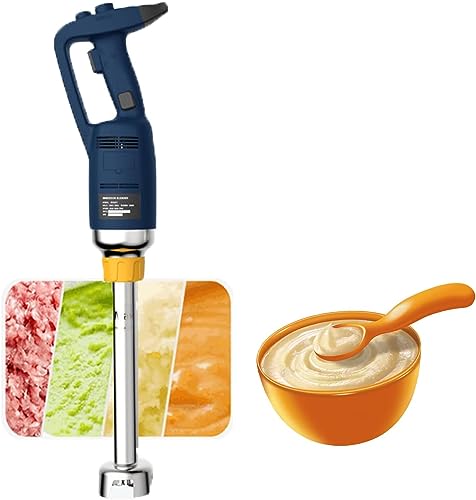 Licuadora de inmersión eléctrica de velocidad fija de 500w, velocidad variable de 4000-16000 RPM, con eje desmontable de 20 pulgadas, para alimentos, batidos, sopa, crema