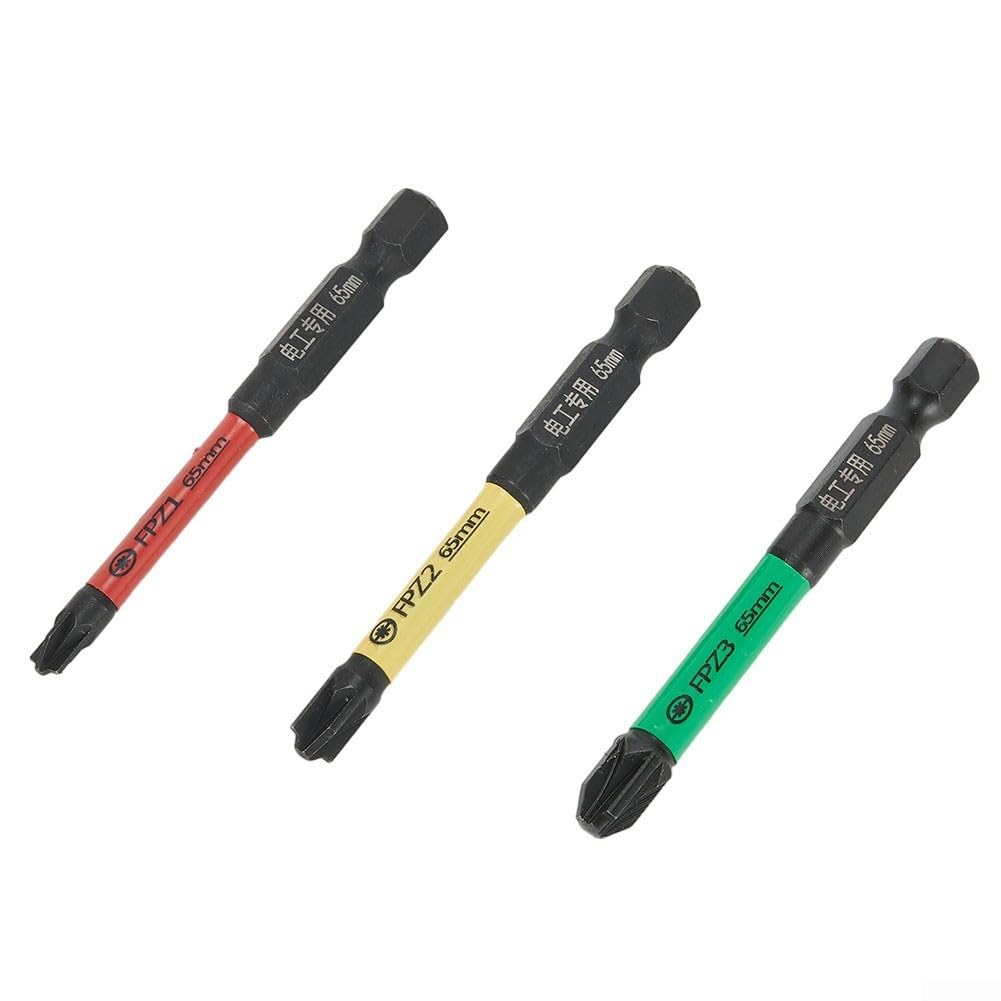 Isolato per cacciavite a croce speciale per elettricisti, magnetizzato, lunghezza 65 mm, acciaio legato, FPZ1 (4 5 mm), FPZ2 (5 5 mm), FPZ3 (7 mm)