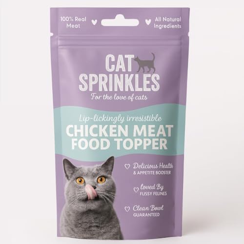 Cat Sprinkles Cat Food Topper - Hydrolysed Chicken Meat - 80+ Servings