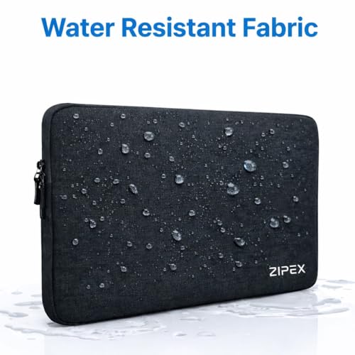 Image of Photon Laptop Sleeve 15.6 inch InchLaptop Case with Charger Pouch | Waterproof Laptop Sleeve | Laptop Cover Bag, Black