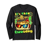 Photo Gallery taco twosday shirt 2° compleanno maglia a manica Photo Gallery taco twosday shirt 2° compleanno maglia a manica
