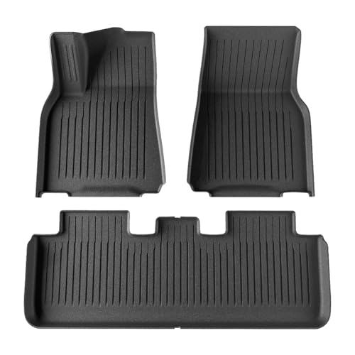 Tapis de sol voiture Model Y ensemble complet noir 3D - 5