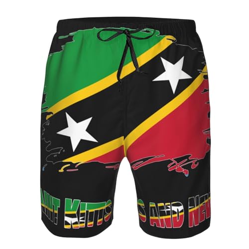 Men's Swim Trunks Casual with Mesh Lining and Pockets Classic Beach Cargo Athletic Drawstring Shorts Elastic Gift4