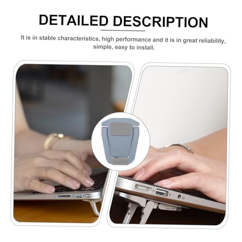 Base de aluminio para laptop con soporte refrigerante miniatura 3