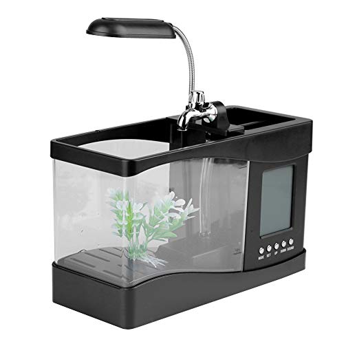 Mini Acquario, Acquario USB Ricaricabile Sicuro e