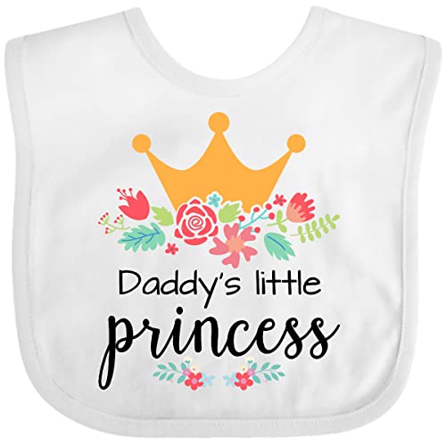 inktastic Daddy's Little Princess Baby Bib