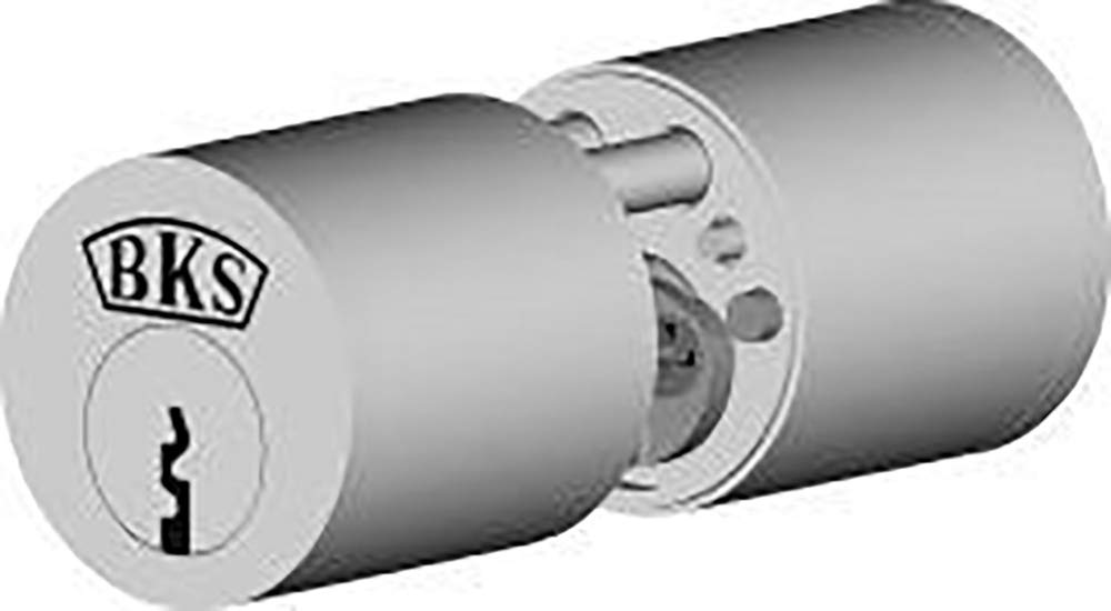 BKS Rundzylinder Alt N, vern, BL 29/29 mm mit 3 Schlüsseln, 31070261