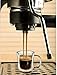 ecooe Espresso Cups 4 Oz Double Walled Glasses Coffee Mugs Set of 2, Clear Glass Coffee Cups with Handle, Insulated Coffee Mug Borosilicate Heat Resistant Double Wall Glass Espresso Coffee Cups