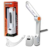 マルチソーラーライト （デスクライト 手回し発電 懐中電灯 FMラジオ） スマートフォン・携帯電話の充電可能！ 緊急時サイレン機能！ スマートフォン用プラグ付属 (単品)