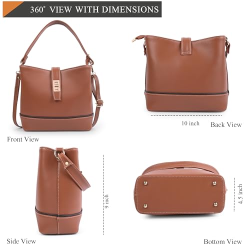 Image of ADISA Women's Girls Bucket Cross Body Bag with Sling (SL5139)