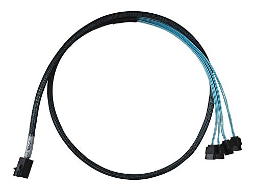 Highpoint Internal Mini-SAS HD to 4X SATA Cable, 1Meter (8643-4SATA-1M)