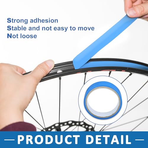A ABSOPRO Tubeless Bike Rim Tape Strip 23mm Width 10m Length Blue, 32.81 feet x 23mm x 3mm - Image 4