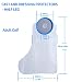 Protector de Escayola Impermeable, 60cm Funda Pierna Ducha Protector de Pie para...