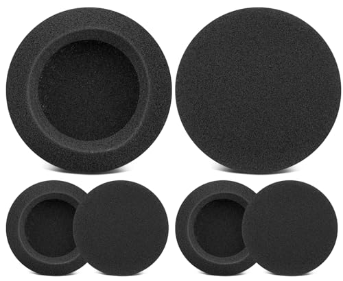 Image of SOULWIT 6Pcs Replacement Earpads for Logitech H340 Headsets, Soft and Durable Sponge Ear Pads Cushions with High-Density Foam - Black