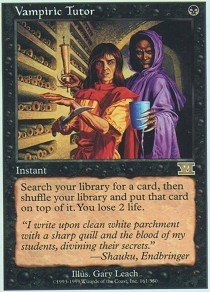Magic The Gathering - Vampiric Tutor - Sixth Edition