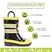 Western Chief Boys Waterproof Printed Rain Boot with Easy Pull on Handles - F.d.u.s.a, 1 M US Little Kid