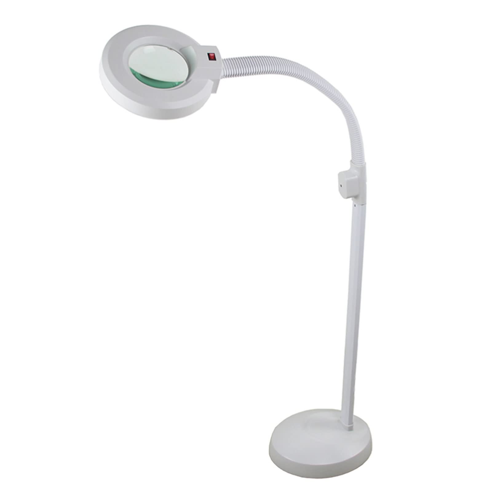 Lupe Vollständige Seite vergrößerte Stehlampe mit hellem LED Leichter Flexibler Hals Dimmable Stand Robuste Basis for geschlossene Arbeitsnähe Arbeiten in der Nähe (Color : 1.75x)