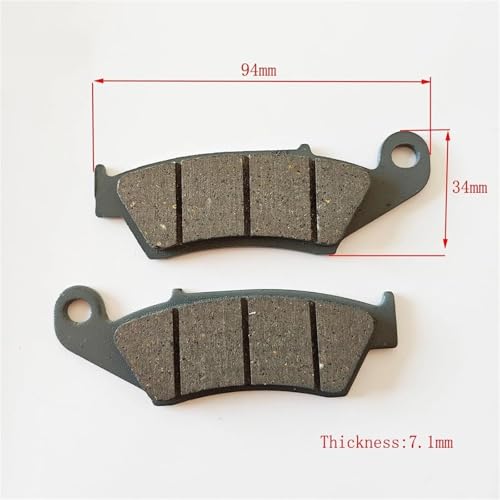 Plaquettes de frein moto endurance maximale Kawasaki KLX450 2007