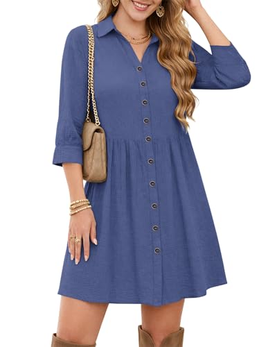 Robe ete femme chic et elegant avec poches pour un confort fluide