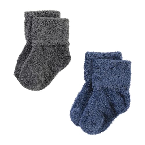 Image of Hudson Baby Baby 8-pack Cotton Rich Newborn and Terry Socks