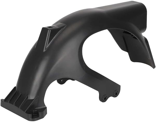 Parafango posteriore per scooter elettrico Ninebot Max G2, in plastica con gancio, protezione resistente all'usura, nero, facile da installare (senza gancio) - 4