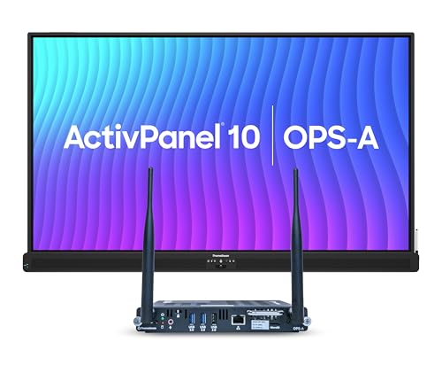 Image of Promethean ActivPanel 10 86 inch High Specification Digital Whiteboard for Office or Classroom, 4K UHD, OS Flexible Device, Panel & Wall Mount Included, Bundled 4GB Android OPS, 3 Year Onsite Support