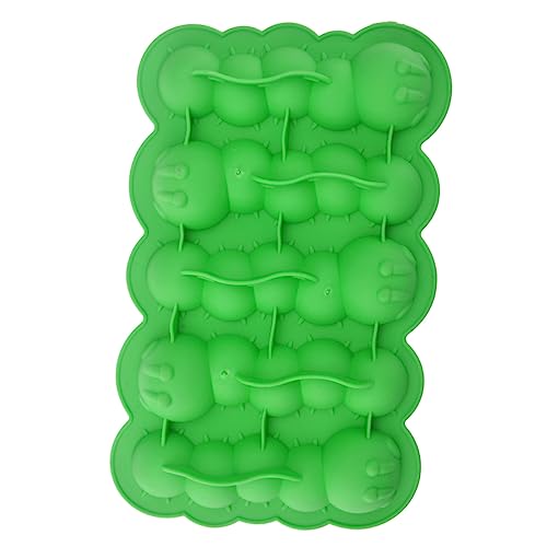 Molde para Hielo Forma Oruga 2 Piezas Verde miniatura 5