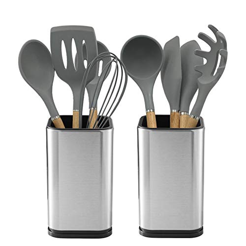 Küchenutensilienhalter, Edelstahl, 4 x 4 x 6,7 cm, 2 Stück Cover