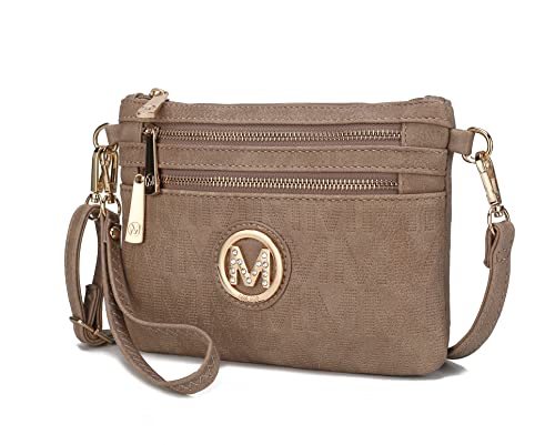 Image of MKF Collection Crossbody Bag for Women, American Flag Shoulder Bag, Vegan Leather Wristlet Bag Handbag Purse by Mia K