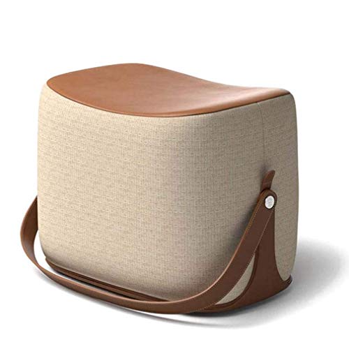 Tabouret à langer repose-pieds ottoman portable en velours