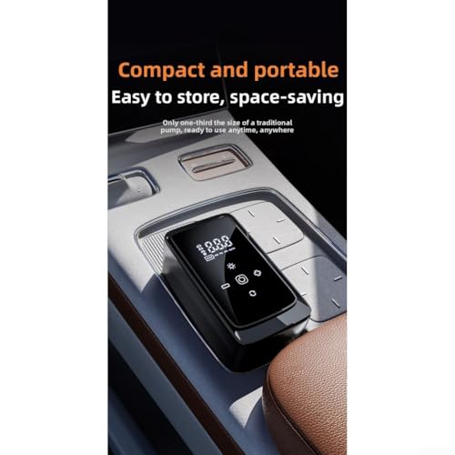 Compresor de aire inalámbrico 3900mAh para neumáticos de coche con pantalla digital 7