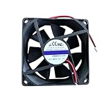 Garantie: 90 jours RTDPART Ventilateur de Refroidissement pour JAMICON JF0825B2H-R DC24V 0,15A 2 Broches 2 Fils