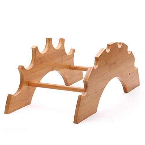 Soporte para 6 Botellas de Vino en Bambu miniatura 1