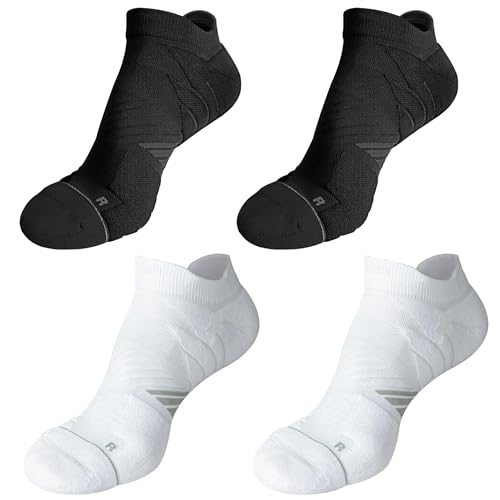 Image of Hylaea No Show Running Athletic Anti-Blister Wicking Coolmax Socks, Seamless Anti-odor