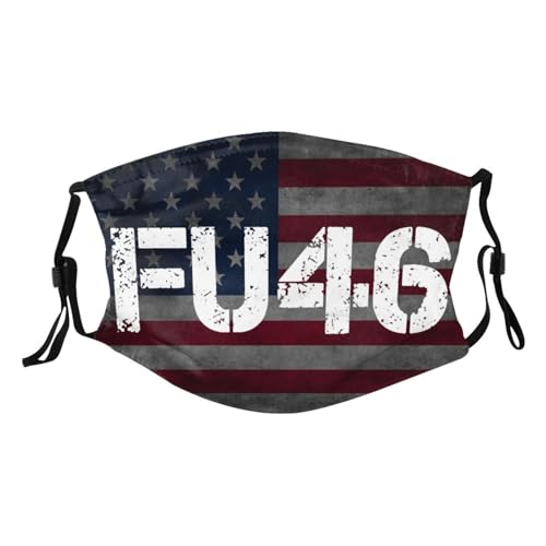 Fu 46 Anti Joe Biden Adult Dust Mask Adjustable Dust Face with 2 Filter60