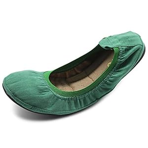 Ollio Women’s Shoes Faux Suede Comfort Ballet Flat