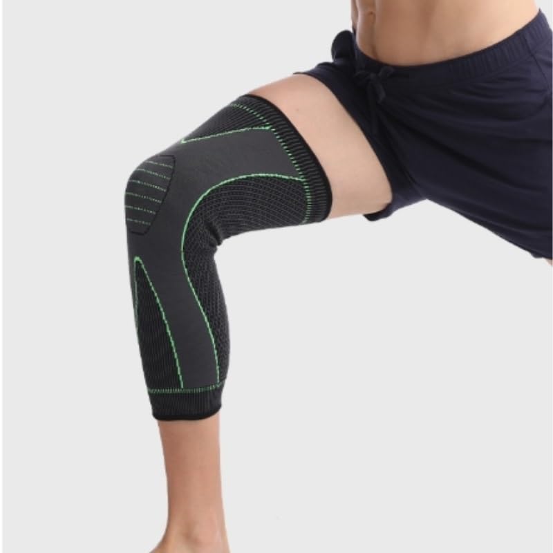 Nylon Knitted Breathable Lengthened Knee Pads Soft for Men and Women