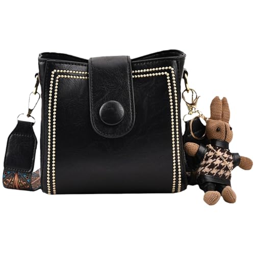 Sac bandoulière carré femme en cuir PU rétro pour ne plus s'encombrer