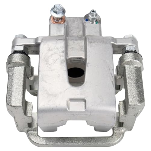 Image of TRQ Rear Brake Pad & Rotor Kit Semi-Metallic Compatible with 2009 Dodge Challenger