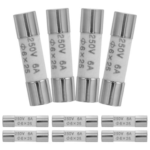 VILLFUL 10 piezas Fusibles Cerámicos para Multímetro Tubo Fusible Protección Circuito Eléctrico Compatible Multímetro Digital